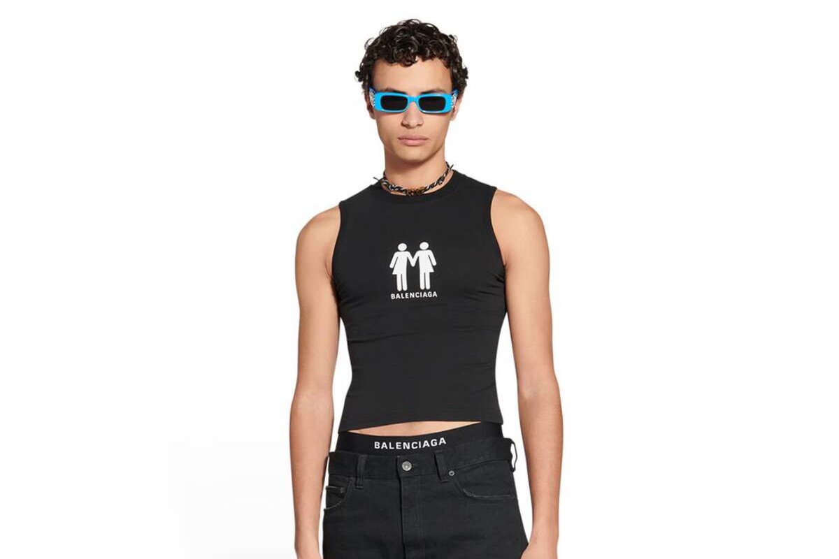 PAUSE or Skip: Balenciaga Pride 22′ Fitted Tank Top