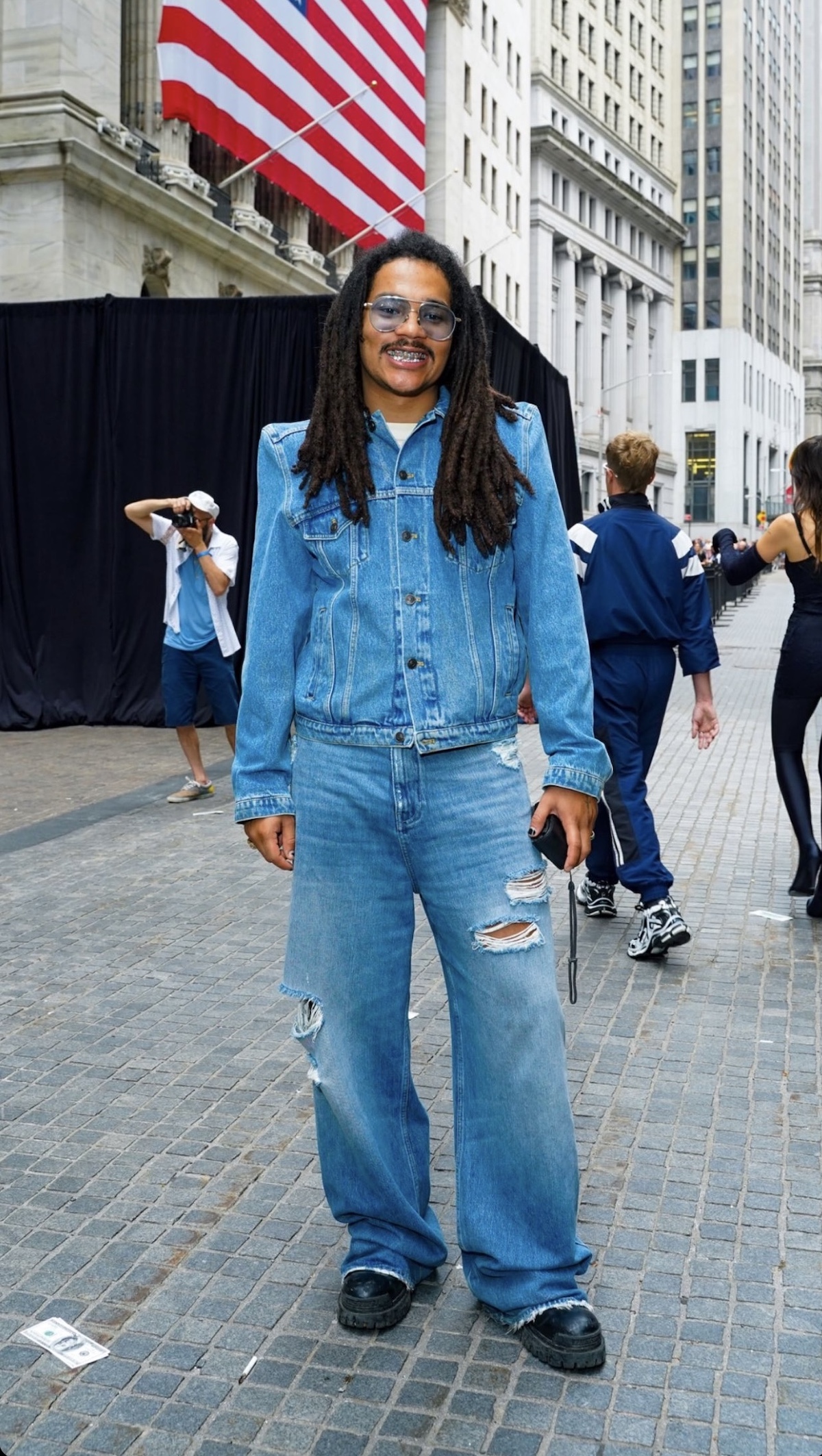 Double 2024 denim look