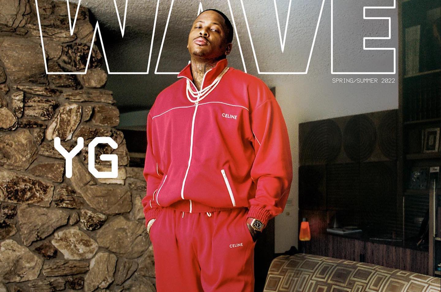SPOTTED: YG Covers WAVE Magazine in Celine