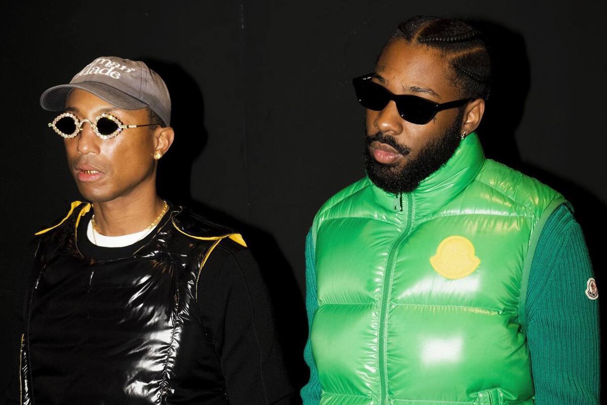 SPOTTED: Brent Faiyaz & Pharrell Hit Moncler’s MFW Show
