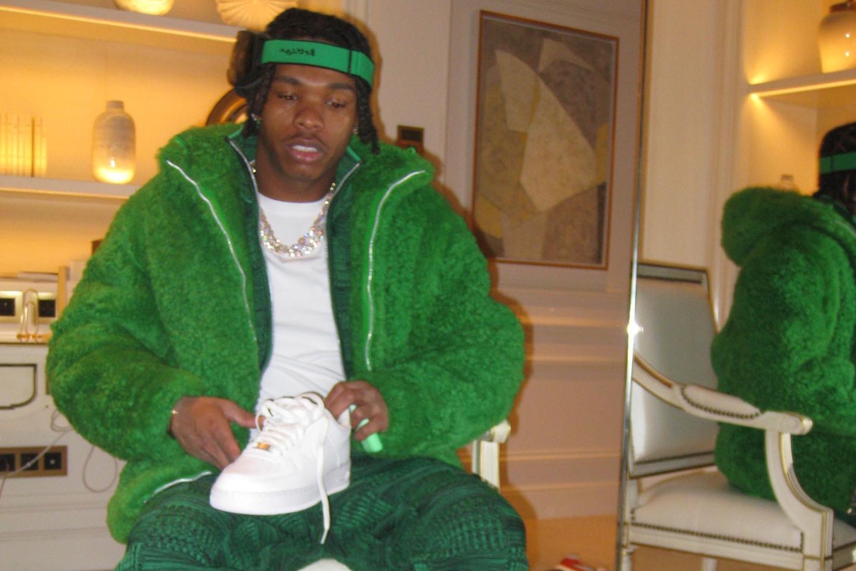 SPOTTED: Lil Baby Goes for Green Wearing Full Bottega Veneta Ensemble