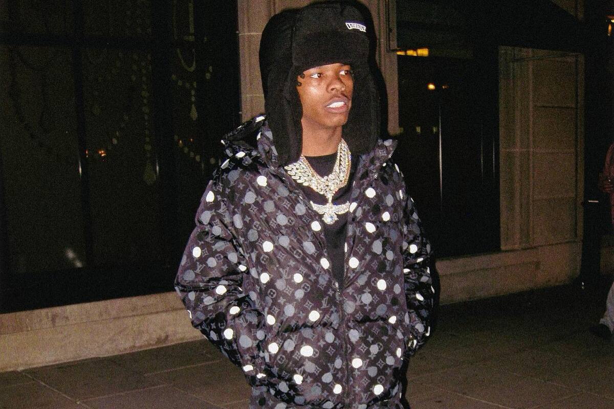 SPOTTED: Lil Baby Goes Collaboration Crazy Wearing Louis Vuitton x Nike & Yayoi Kusama