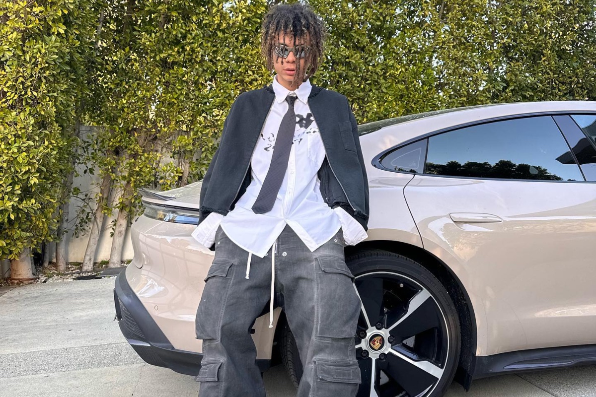 SPOTTED: iann Dior Teases Latest Album Wearing Rick Owens Laced Look