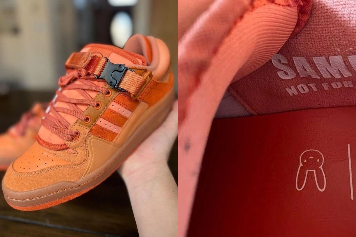 Unofficial Imagery Arrives for New Bad Bunny x adidas Forum Buckle Low “Orange Flare”