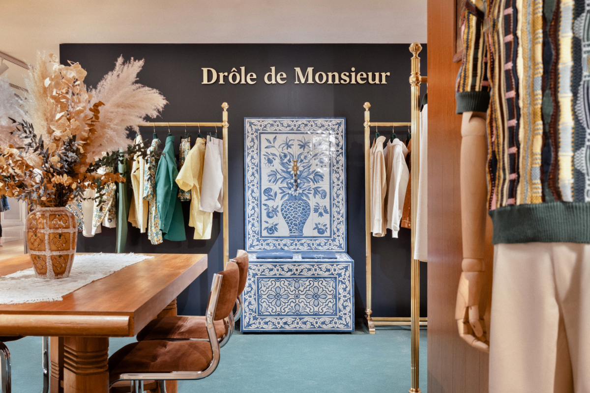 Drôle de Monsieur Opens Pop-Up at Le Bon Marché