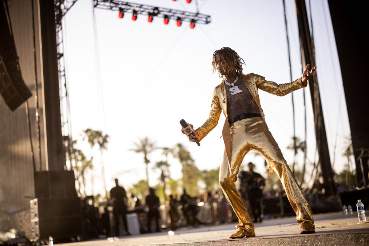 SPOTTED: Swae Lee Goes Gold for Recent Coachella 2023 Performance