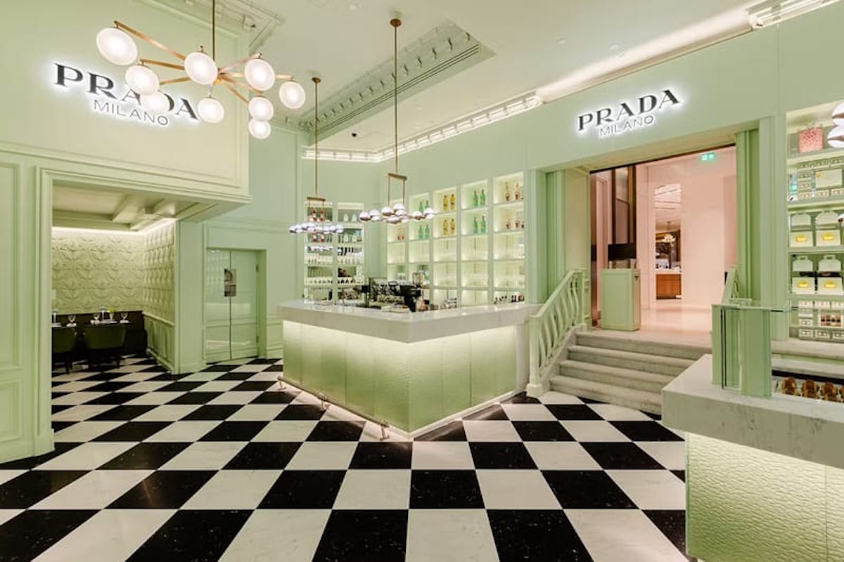 The Prada Caffé is Open for Business