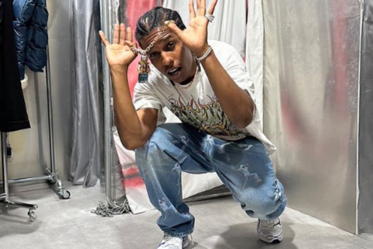 SPOTTED: A$AP Rocky Goes Vintage Shopping in Tokyo Wearing ASICS & Custom Denim