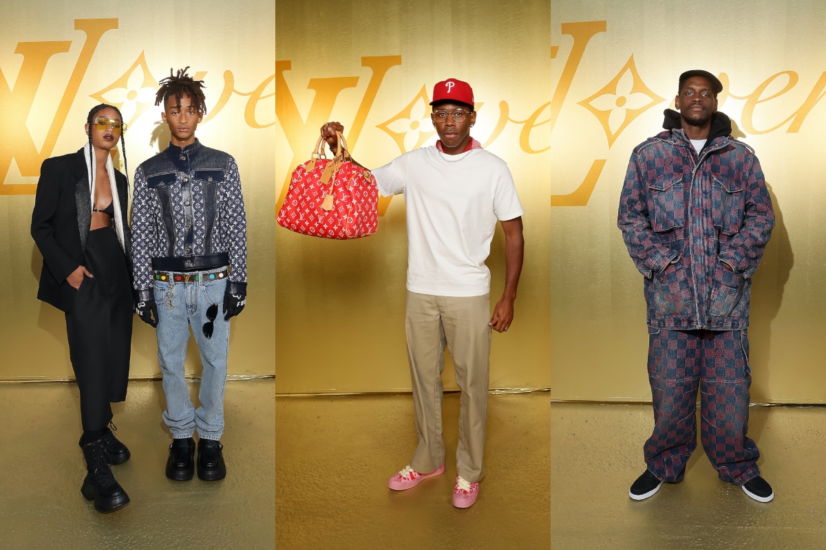 SPOTTED: Attendees at Louis Vuitton SS24′ Show by Pharrell Williams ft. Tyler, The Creator, Skepta, Lewis Hamilton & more