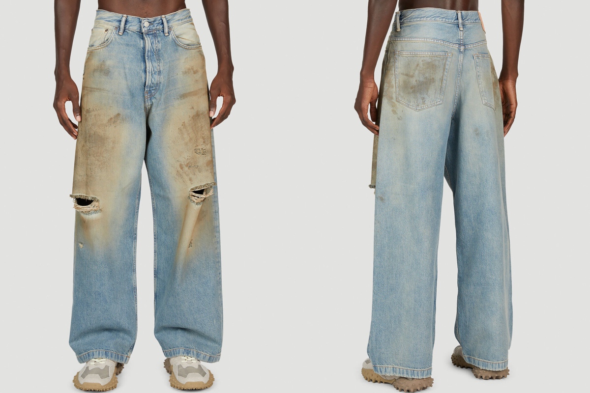PAUSE or Skip: Acne Studios 1989 Distressed Wide Leg Jeans