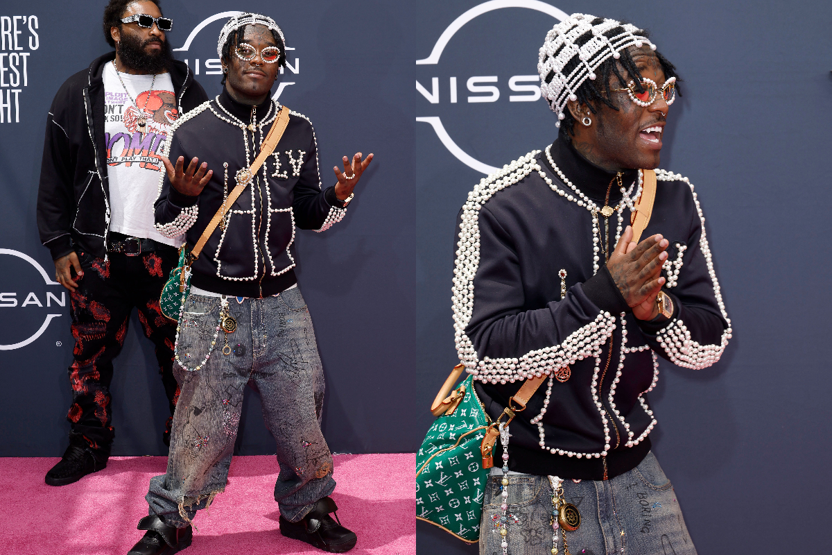 SPOTTED: Lil Uzi Vert Goes Pearl Crazy in Pharrell’s Louis for the 2023 BET Awards