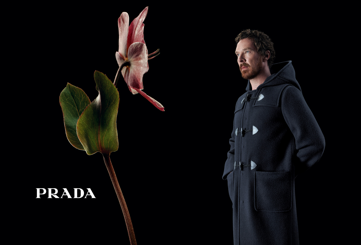 Prada’s Cinematic Idols Speak to (Human Size) Flowers for Fall/Winter 2023 Campaign