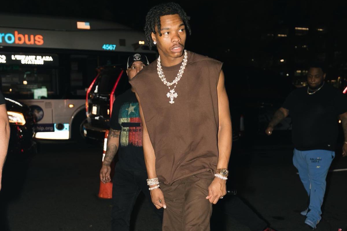 SPOTTED: Lil Baby Steps Out in Luxury Wearing Nike x Louis Vuitton & Rick Owens