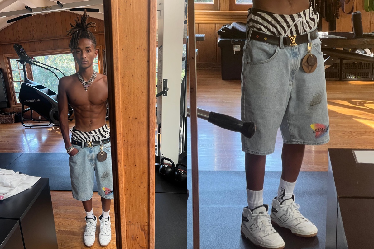 SPOTTED: Jaden Smith Embraces the Final Days of Summer Wearing Louis Vuitton & MSFTSrep