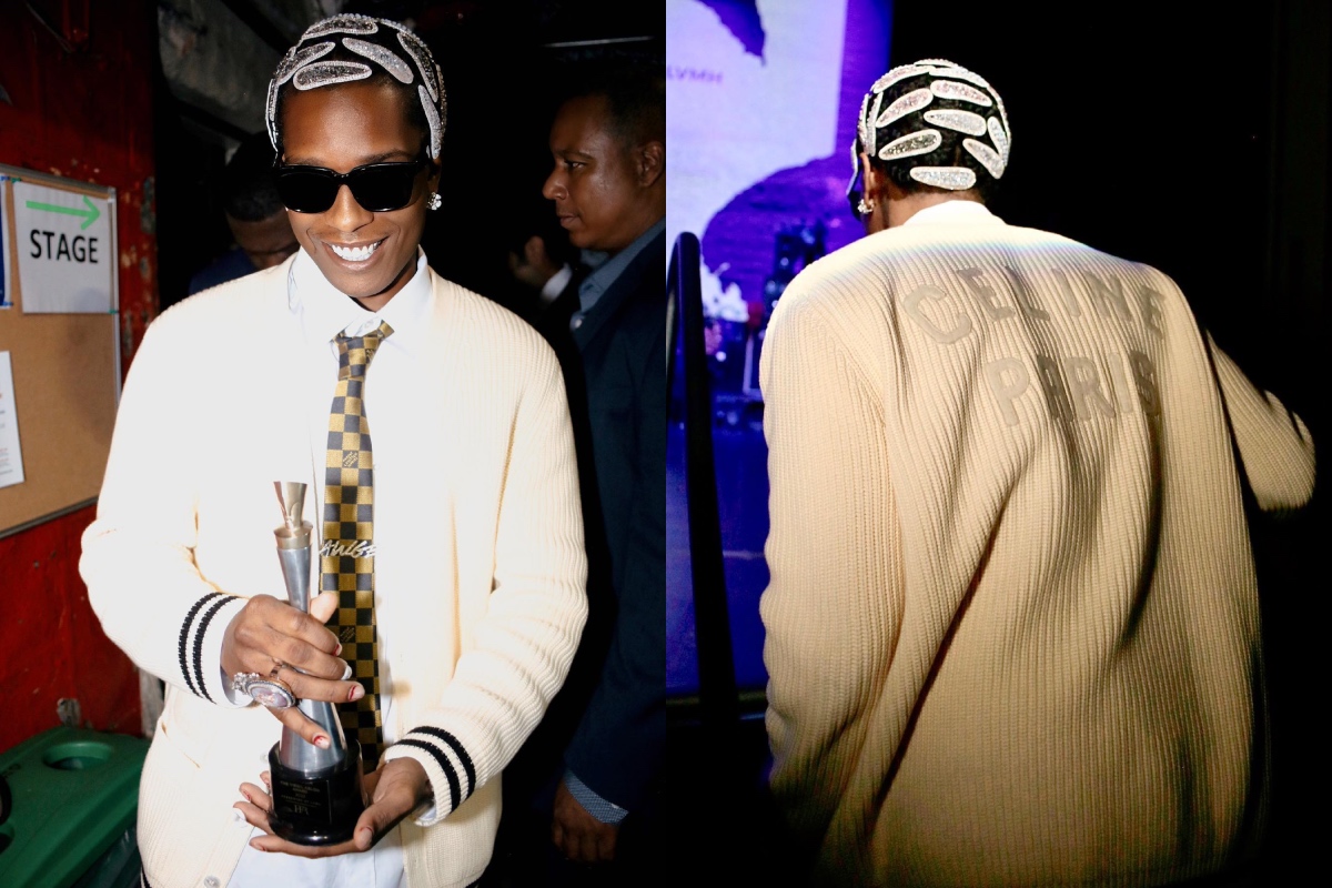 SPOTTED: A$AP Rocky Shines Receiving Virgil Abloh Award in Celine, Louis Vuitton & more