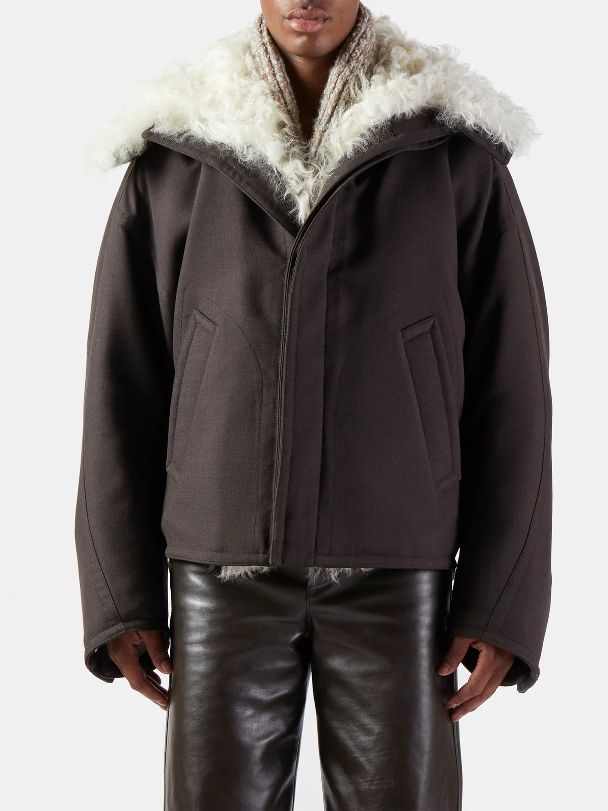 PAUSE or Skip: Bottega Veneta Shearling-Lined Wool Parka Jacket
