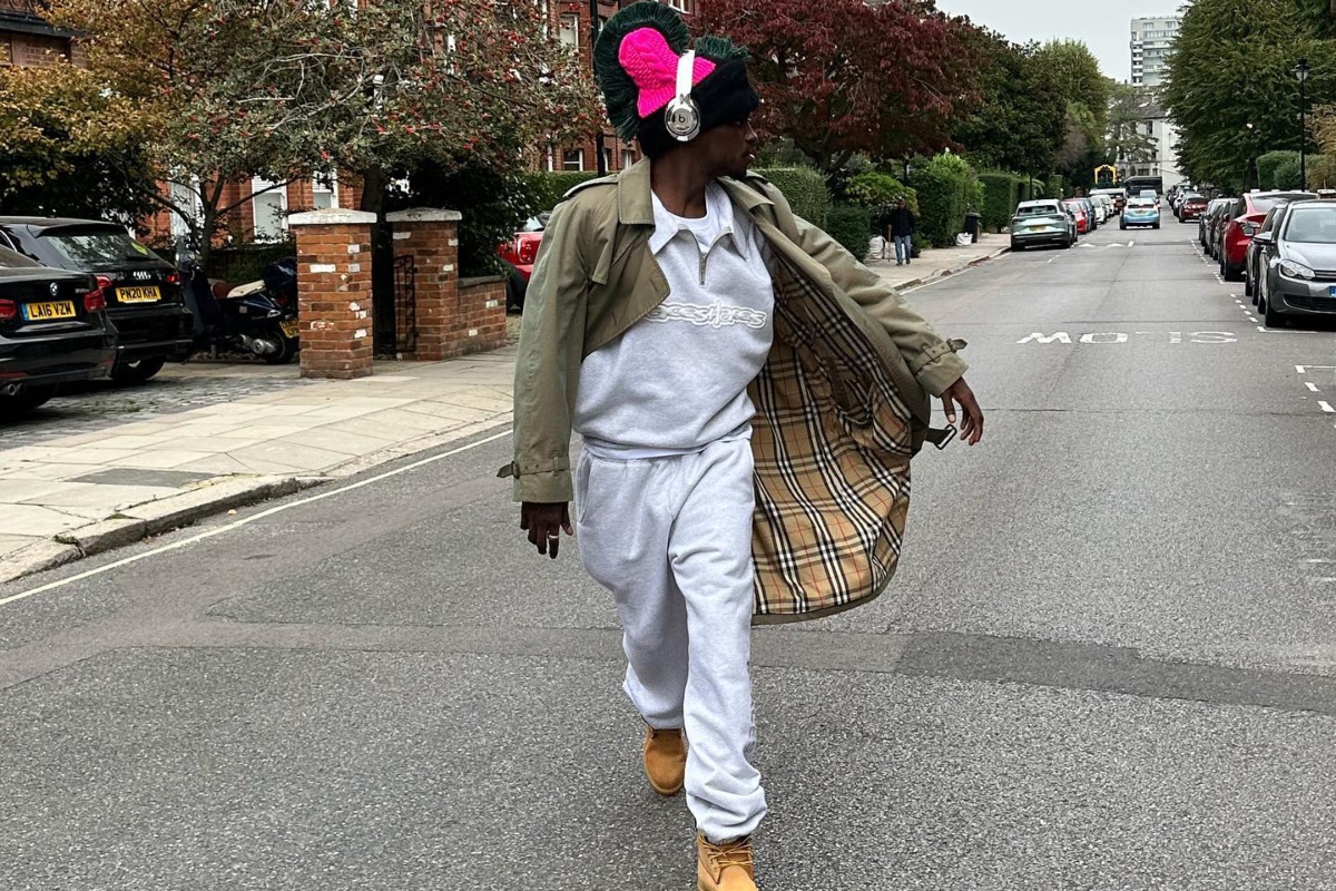 SPOTTED: A$AP Nast Parades the Streets of London Wearing MAINS x Beats by Dre, Burberry, Timberland & more