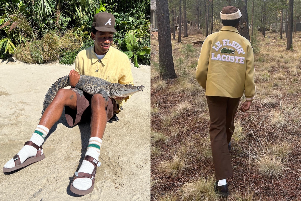 SPOTTED: Tyler, The Creator Lives Life to the Fullest Wearing New Lacoste x le FLEUR* Collaboration