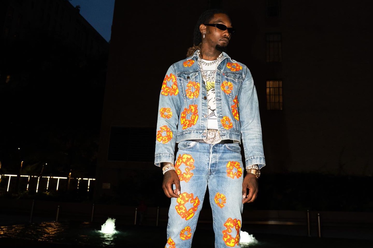 SPOTTED: Offset Celebrates Success of New Album Wearing ‘OFFSET TEARS’, Chrome Hearts & more