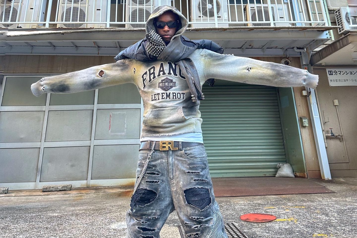 SPOTTED: Bloody Osiris Hits New Heights Wearing MISÈRE MODERNE 