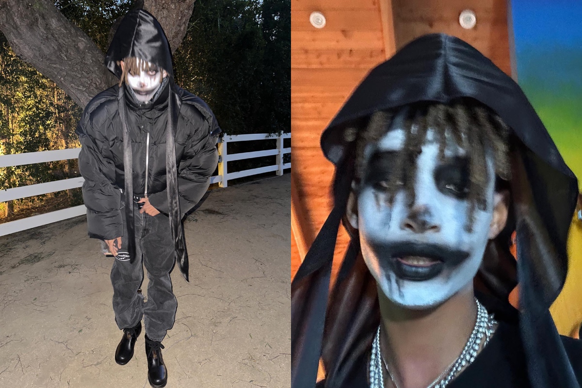 SPOTTED: Jaden Smith Gets Spooky for Halloween Wearing Playboi Carti Themed Ensemble