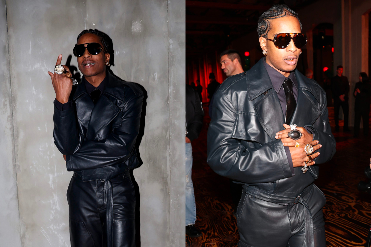 SPOTTED: A$AP Rocky in Bottega Veneta at Milan Fashion Week