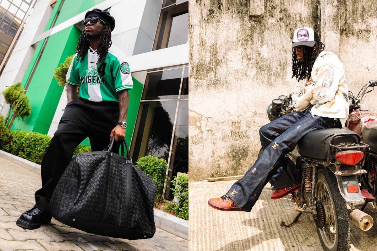 SPOTTED: Kai Cenat Lives his Best Life in Nigeria Wearing Bottega Veneta, Louis Vuitton & more
