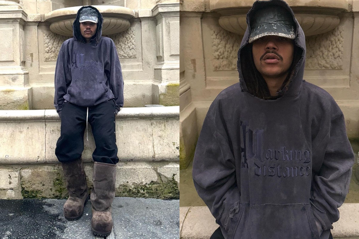 SPOTTED: Luka Sabbat Steps on Necks in Paris Wearing Balenciaga & Marking Distance