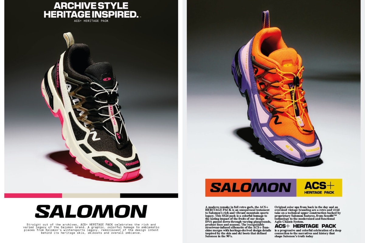 Salomon Bring Back the 90s with New ACS+ Heritage Pack
