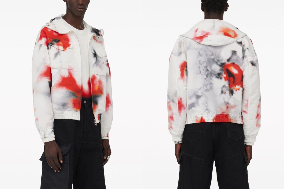 PAUSE or Skip: Alexander McQueen Obscured Flower Windbreaker