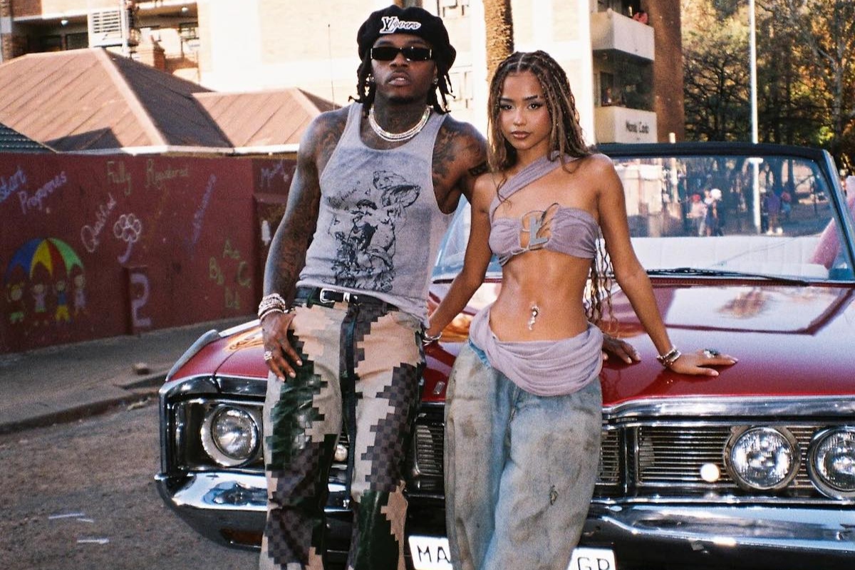 SPOTTED: Gunna Connects with Tyla for “Jump” Music Video Wearing New Season Louis Vuitton