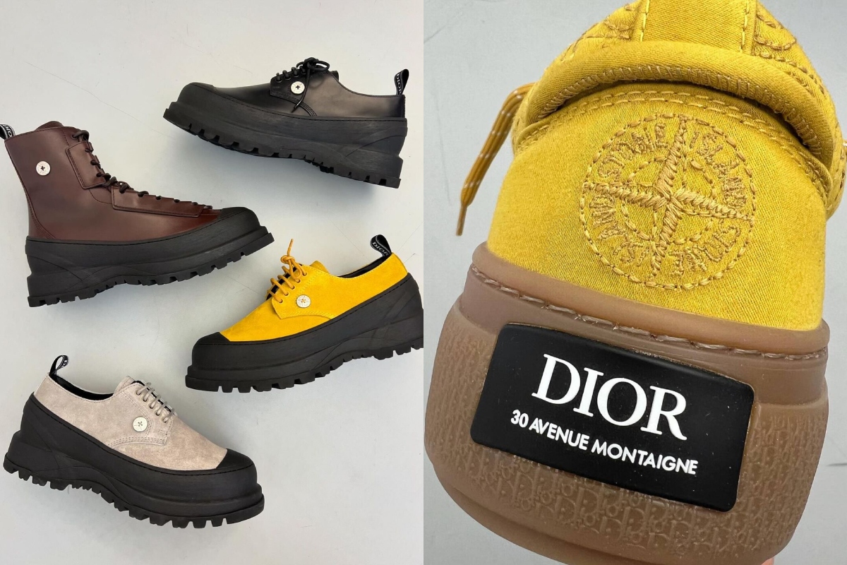 Thibo Denis Teases New Dior x Stone Island Footwear Range