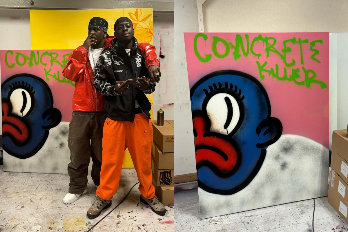 SPOTTED: Lil Yachty Links Up with Slawn in London for First Painting