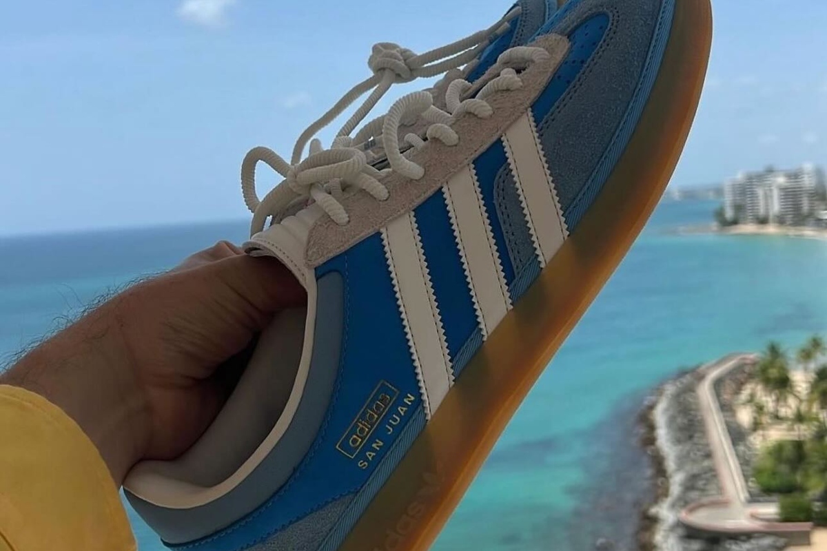 First Look Imagery Arrives for Bad Bunny x adidas Originals “San Juan” Gazelle Indoor