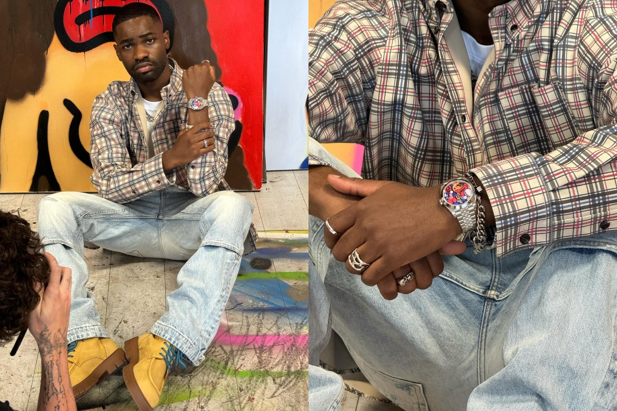 SPOTTED: Dave Hits Album Mode Wearing Unreleased Slawn x Rolex Watch, Casablanca & more