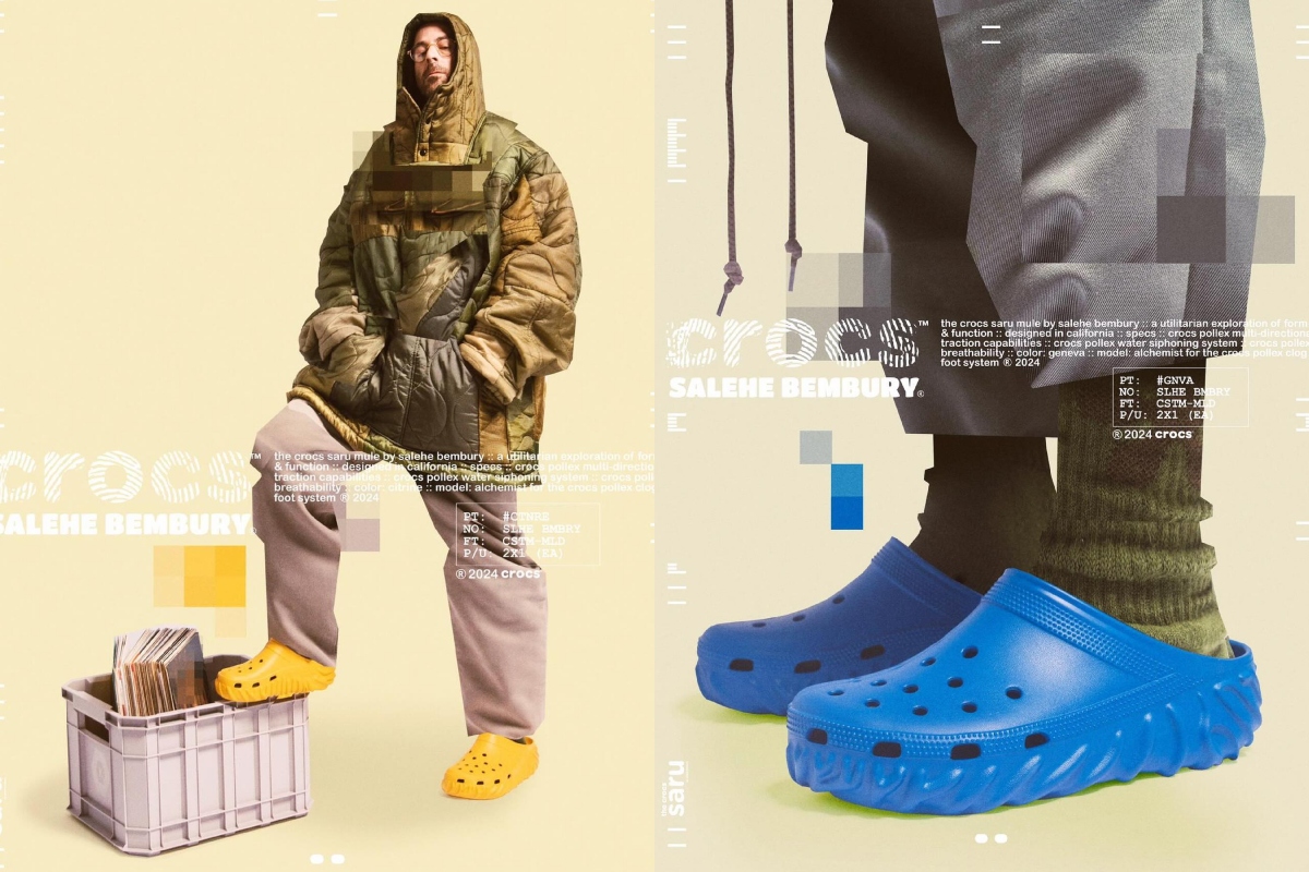 Salehe Bembury Goes Back to Basics with New Crocs Saru Clog Collaboration