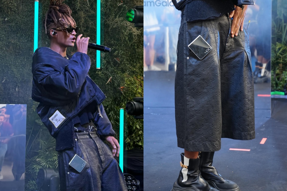 SPOTTED: Jaden Smith Takes in the View Wearing Louis Vuitton & STUDIO Ü