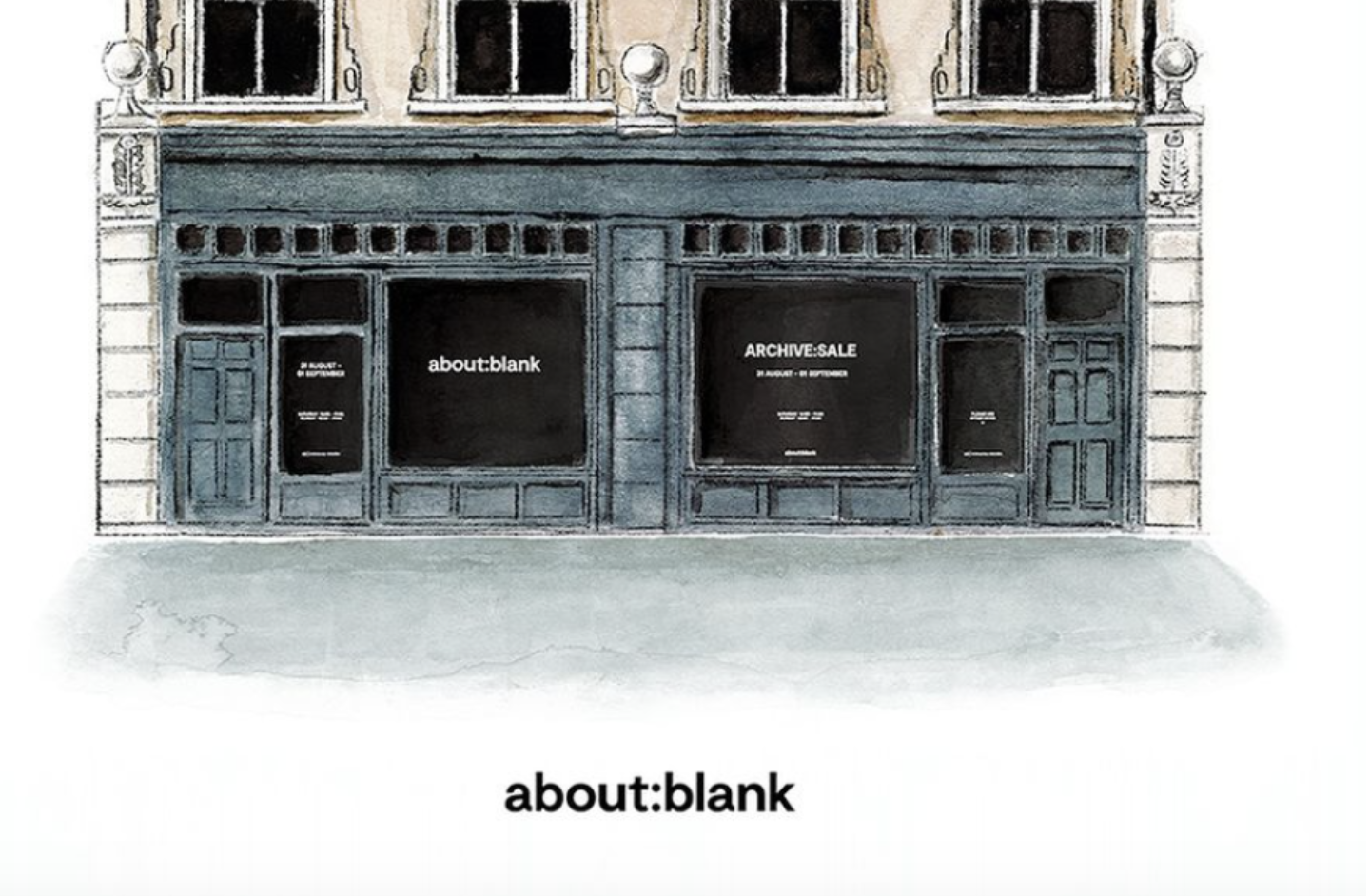 about:blank Unveils First-Ever Pop-Up Shop with Exclusive Offers