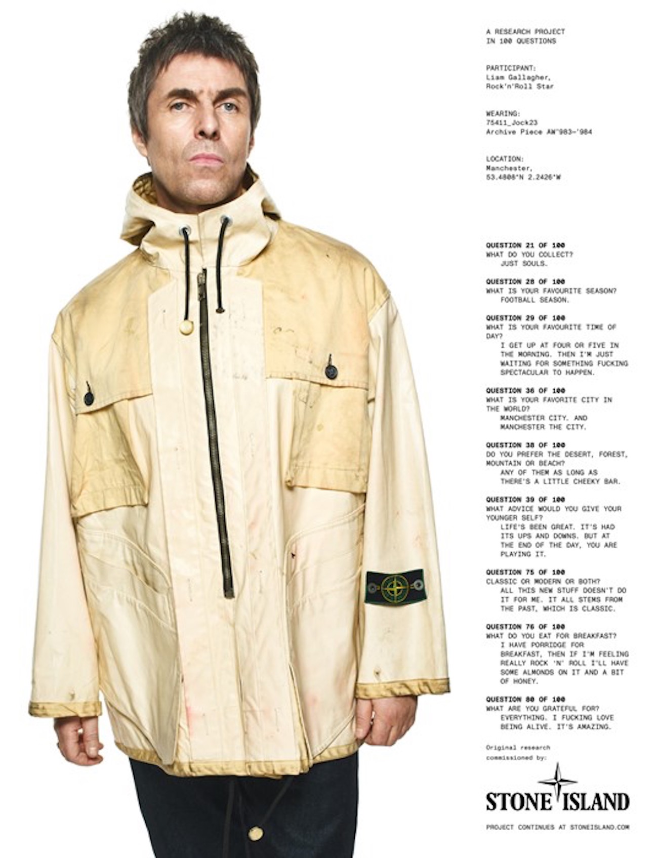 Liam Gallagher & Peggy Gou Star in Stone Island’s Latest Campaign