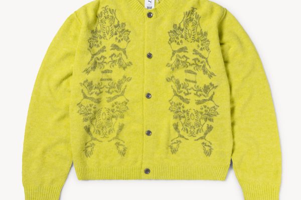 Puma x Aries cardigan lime sheen 1-Edit