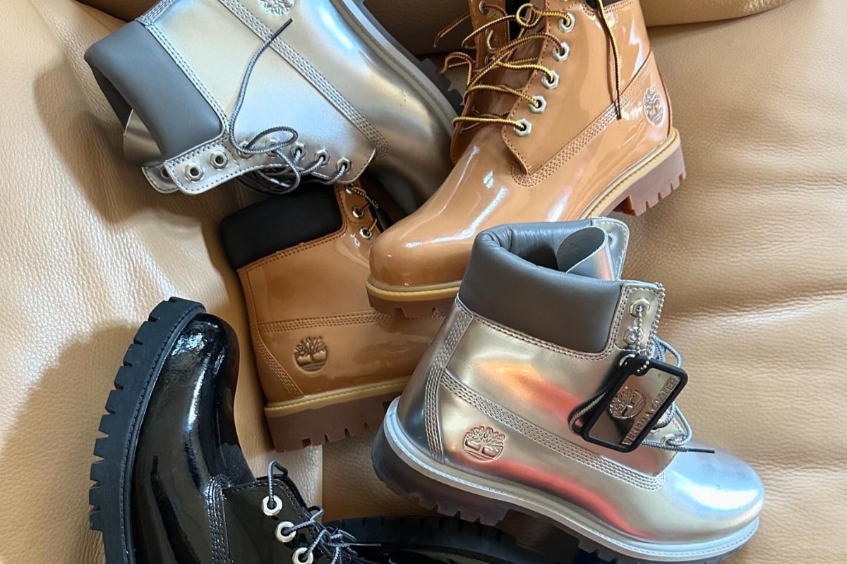 Veneda Carter Debuts First Look at New “Silver” Timberland 6-Inch Boots