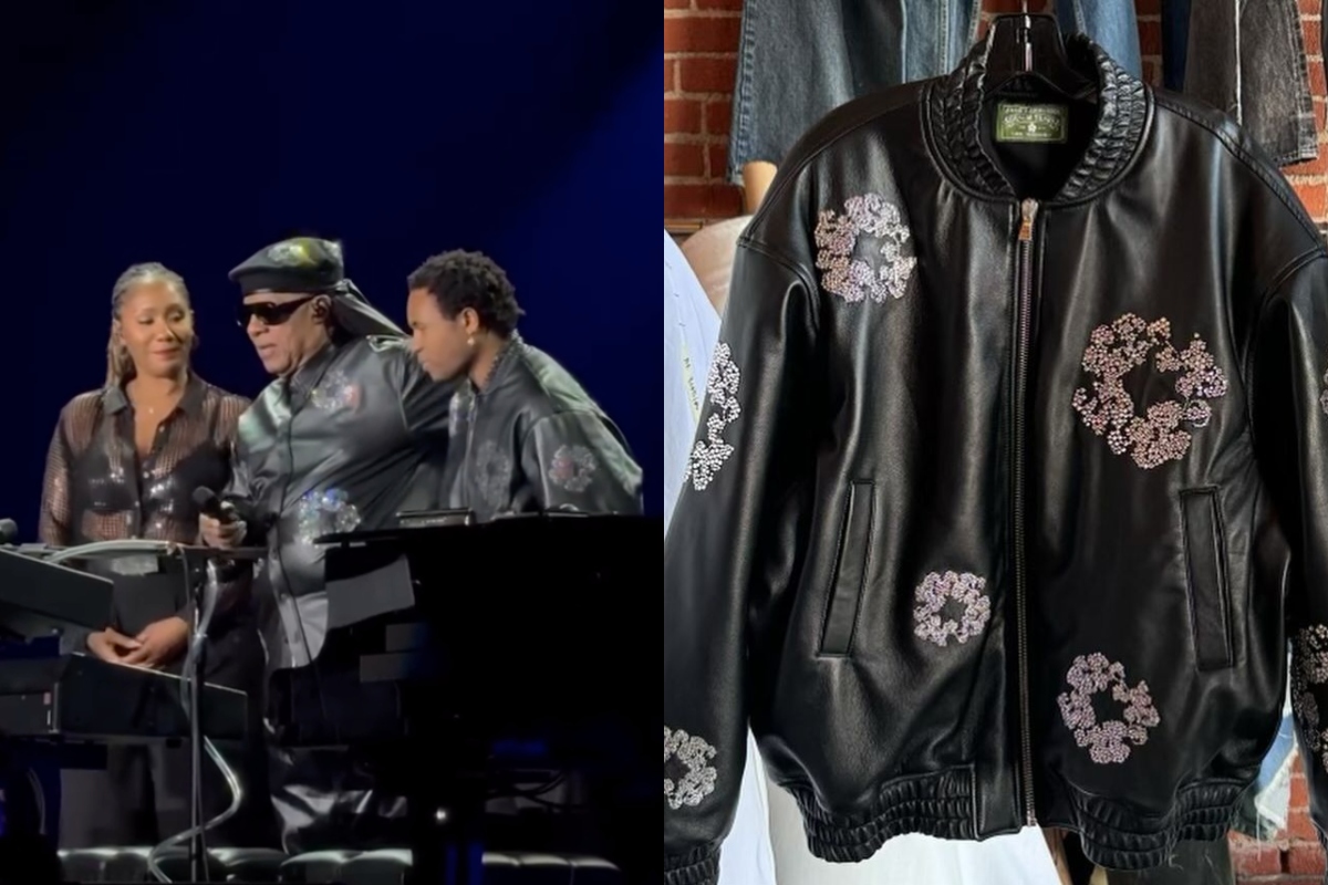 SPOTTED: Stevie Wonder Lights Up the Stage Wearing Custom Denim Tears Look