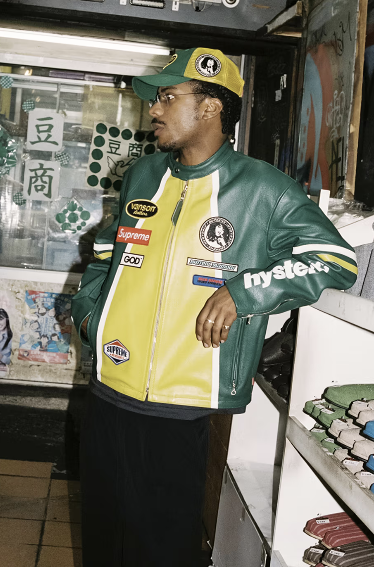 Supreme hysteric glamour varsity jacket 