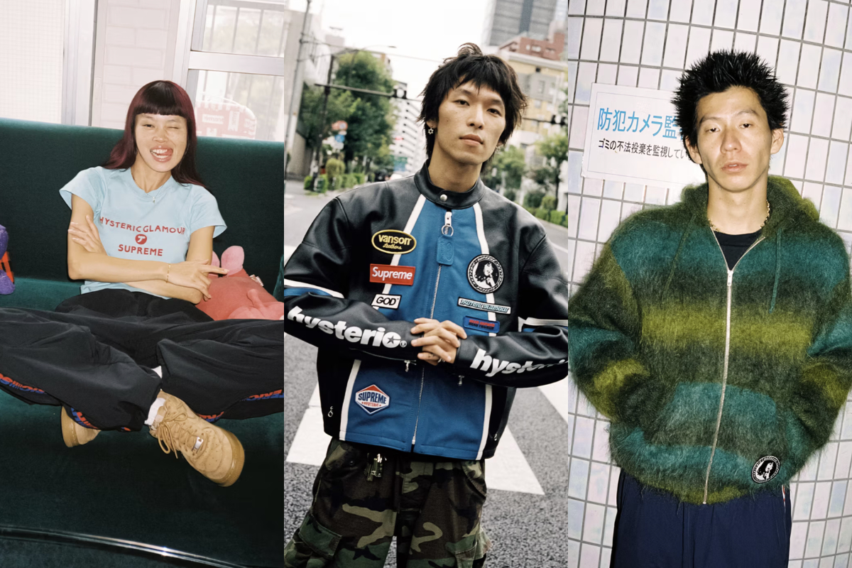 Supreme Links up with HYSTERIC GLAMOUR on Rebel Collection