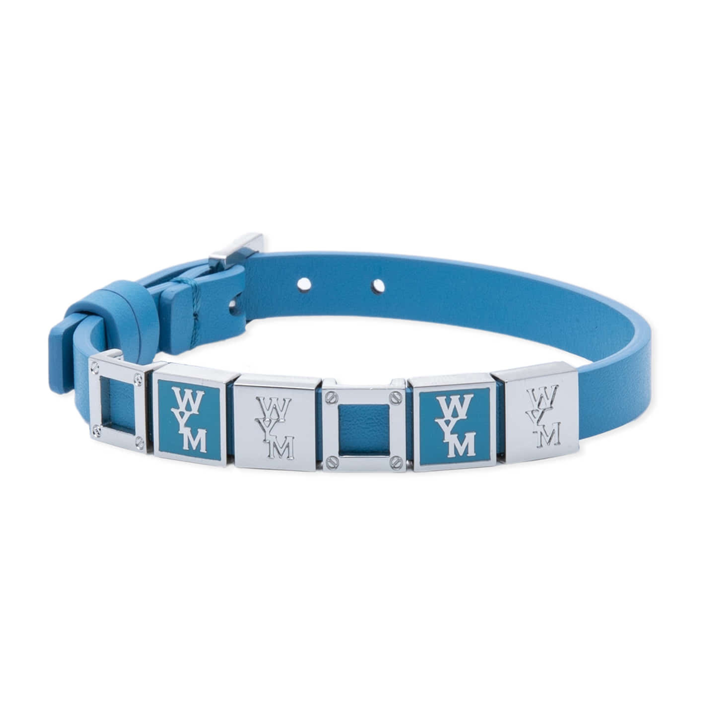 WOOYOUNGMI Blue Leather Bracelet