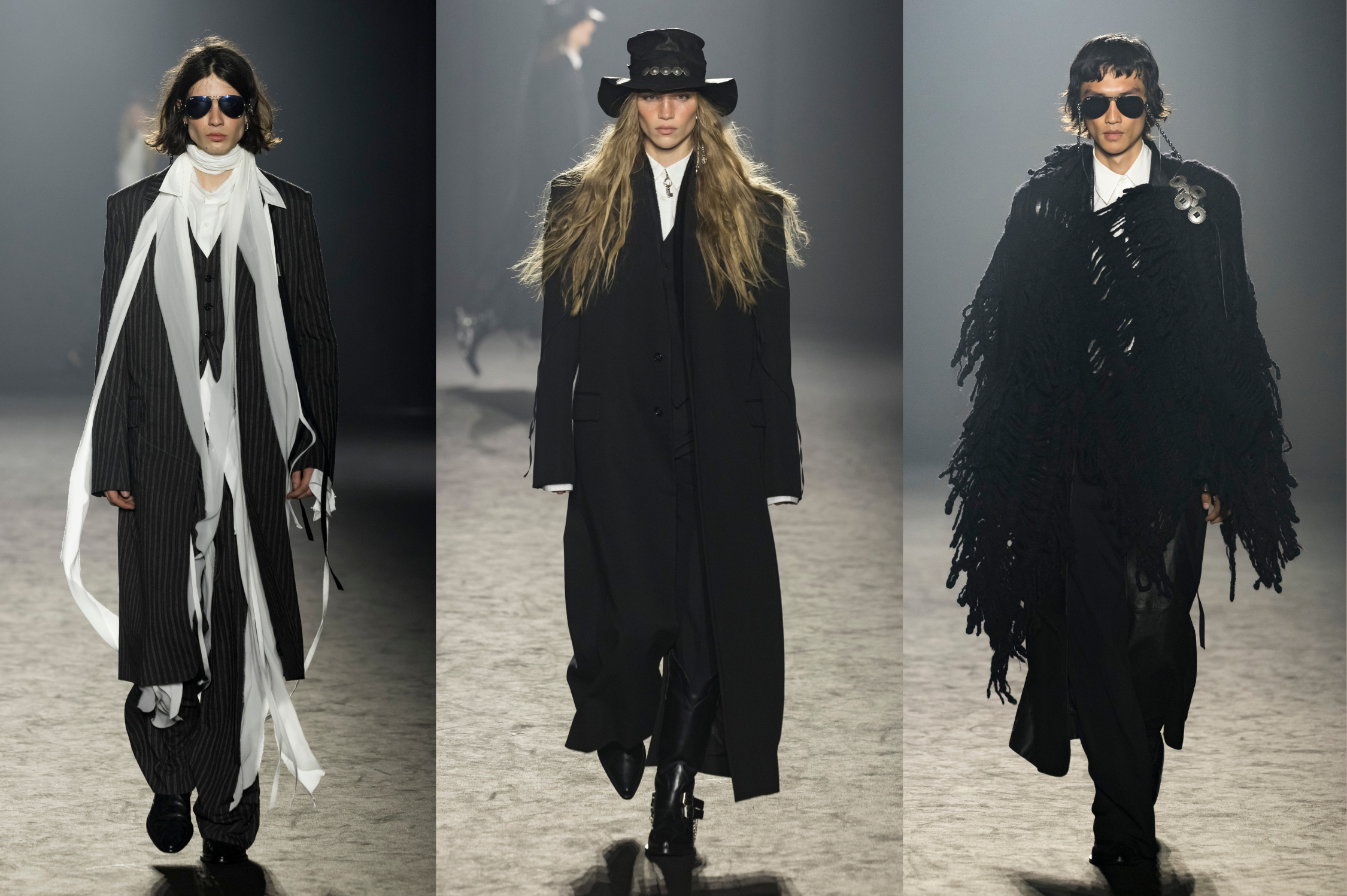 Ann Demeulemeester FallWinter 2025 collection by Stefano Gallici