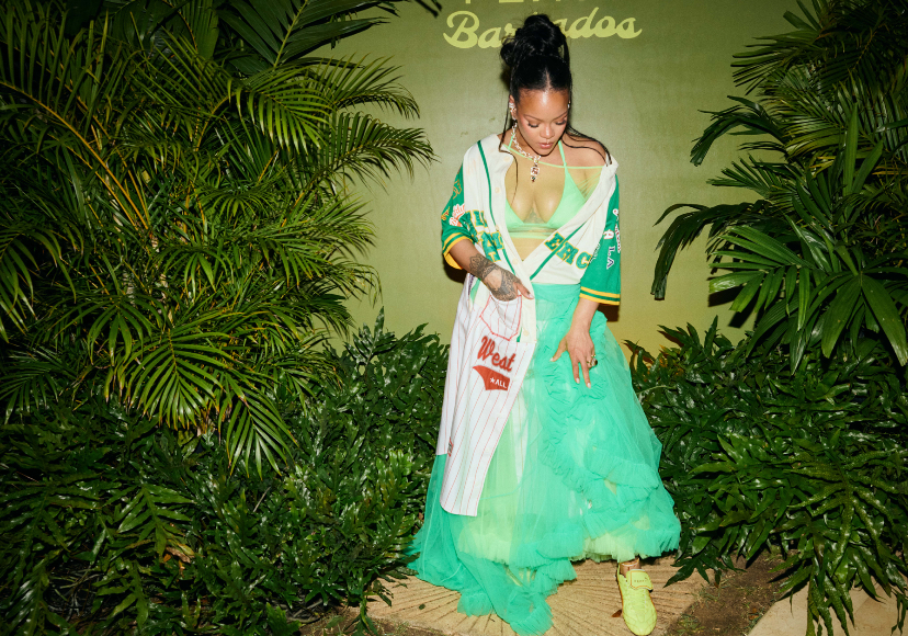 SPOTTED: Rihanna Hits Barbados Wearing the Now Released FENTY X Puma Collection