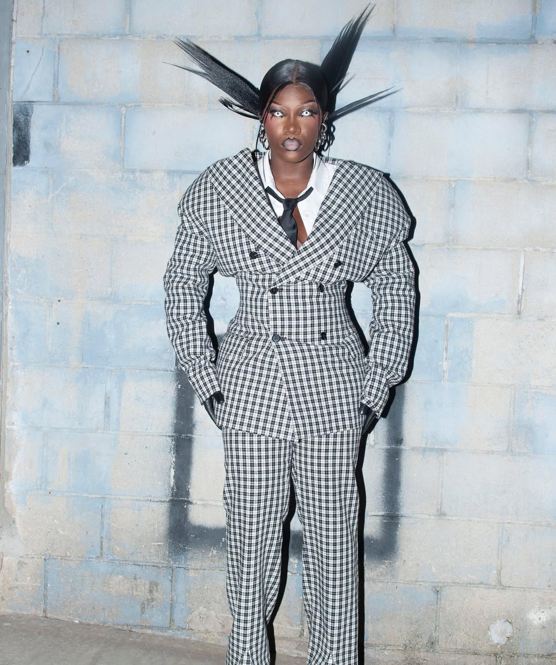 Doechii in Luar at the designers 2023 show.