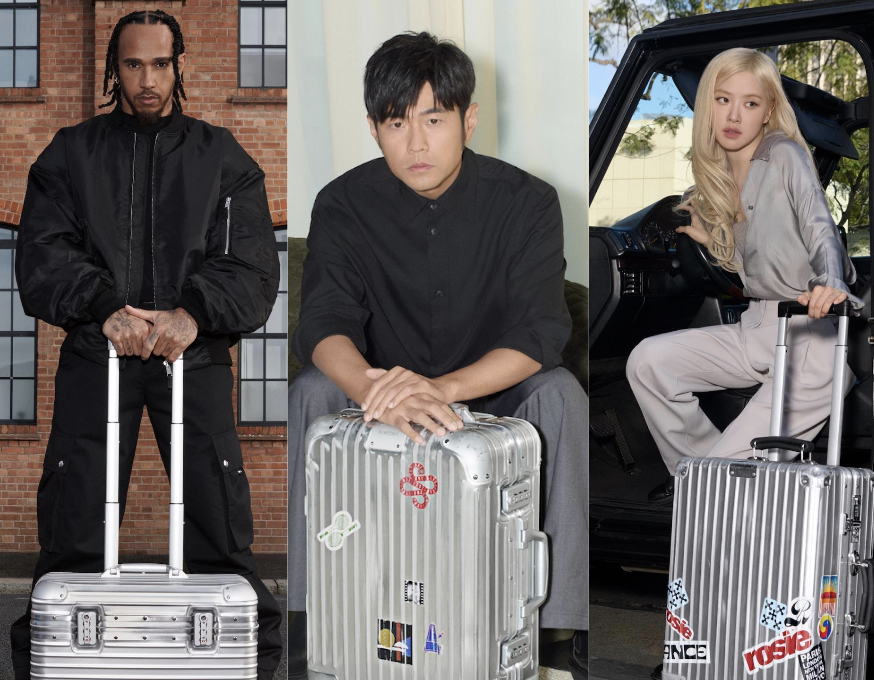 RIMOWA’S ‘Never Still’ Campaign Continues Featuring Rosé, Sir Lewis Hamilton and Jay Chou