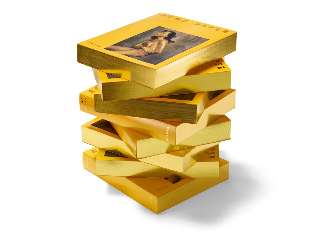 Acne Studios releases an Acne Paper 'Golden' edition to celebrate its 20th Anniversary.